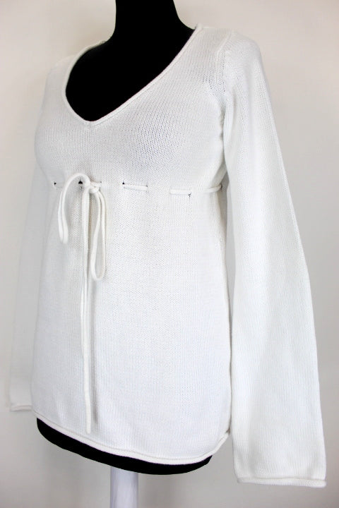 Pull col V laçage devant Kiabi taille 34/36