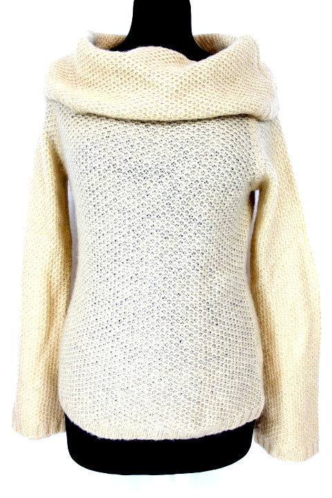 Pull grand col Coté Femme taille 3436-friperie occasion seconde main
