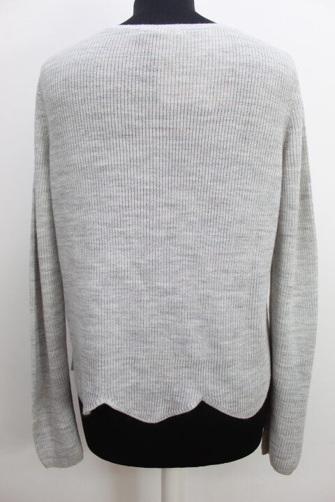 Pull gris à strass Camaïeu taille S