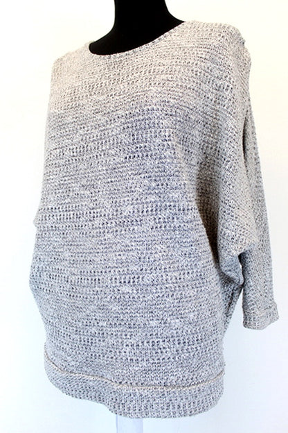 Pull gris lurex MORGAN taille 3436