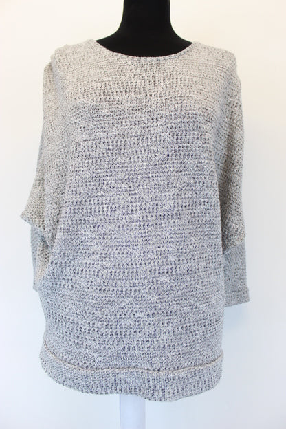 Pull gris lurex MORGAN taille 3436