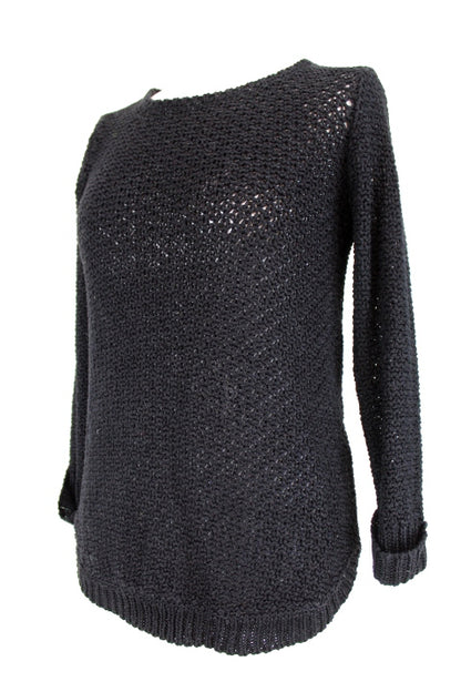 Pull noir métallisé Bréal taille 36