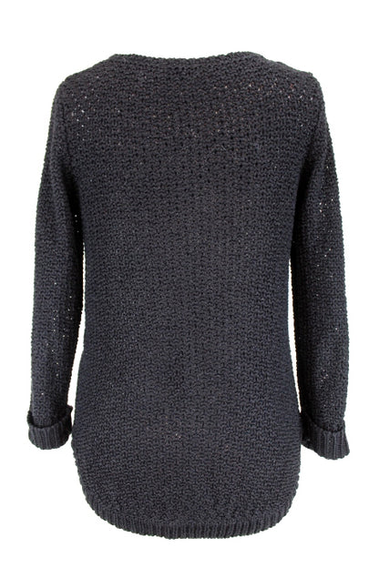 Pull noir métallisé Bréal taille 36