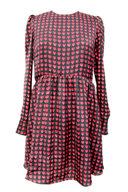 Robe à motif cœur ZARA taille XS - seconde main - friperie