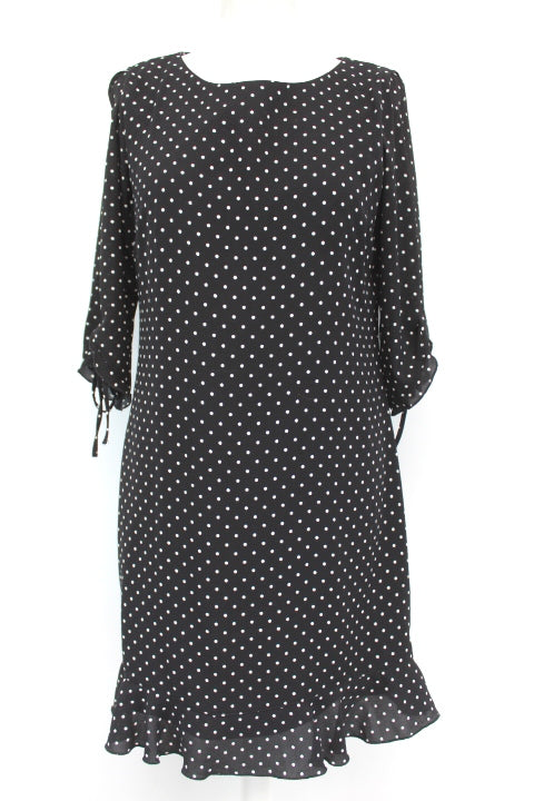 Robe à pois manches ouvertes Camaïeu taille M- vêtements d'occasion- friperie