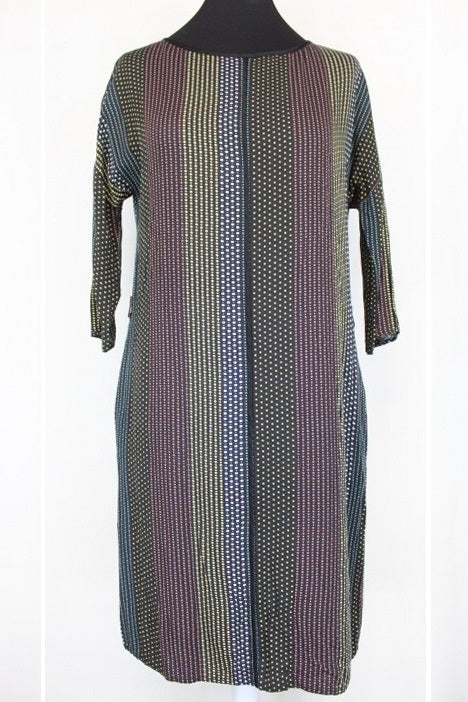 Robe à pois multicolores Esprit taille 34 - friperie occasion seconde main