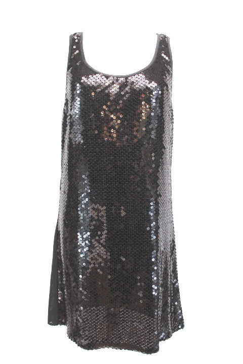 Robe à sequins devant No Excuse taille 40-42 - friperie femmes, vêtements d'occasion, seconde main