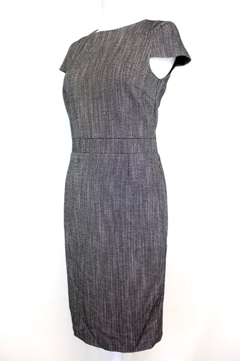 Robe ajustée à motifs chevrons fins H&M taille 36