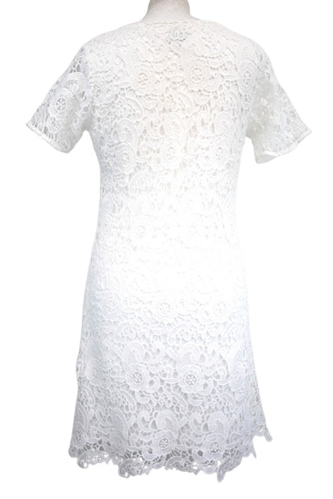 Robe blanche dentelle Blanc du Nil taille 36