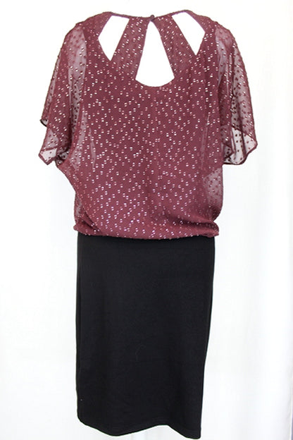 Robe bordeaux Esprit taille 36