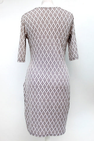 Breal Robe Robe CeinturÃ©e Taille Robe Droite Fluide Col En V Vibs