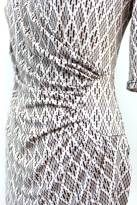 Robe cache-cœur moulante BREAL taille S (3)