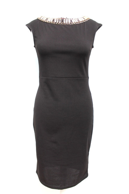 Robe cintrée avec strass ESTHER taille SM Orléans - Occasion -Friperie en ligne