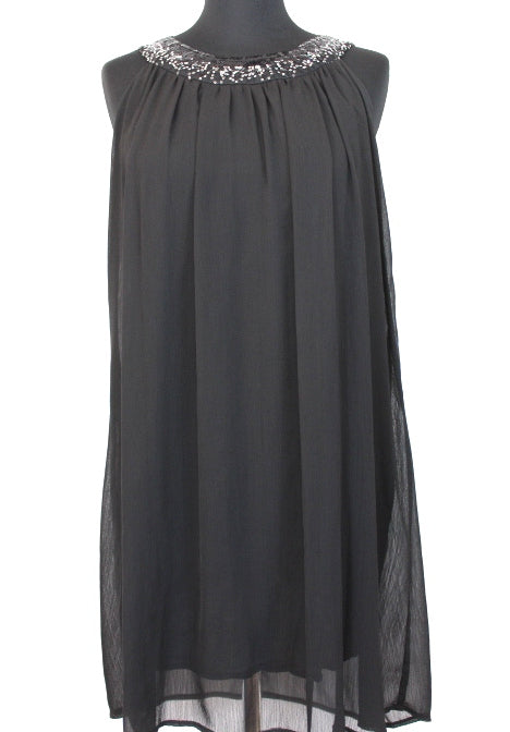Robe décolleté sequins Phildar taille 36