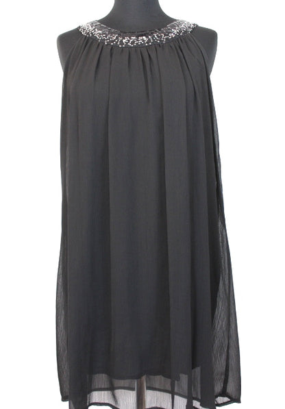 Robe décolleté sequins Phildar taille 36
