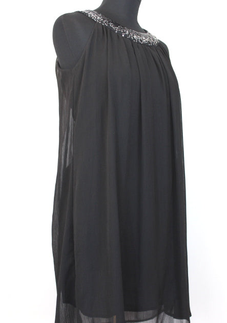Robe décolleté sequins Phildar taille 36