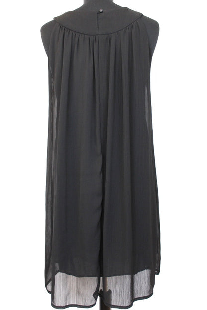 Robe décolleté sequins Phildar taille 36