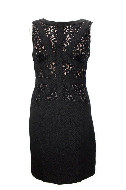 Robe doublée zippée au dos Manoukian taille 36 - friperie femmes, vêtements d'occasion, seconde main