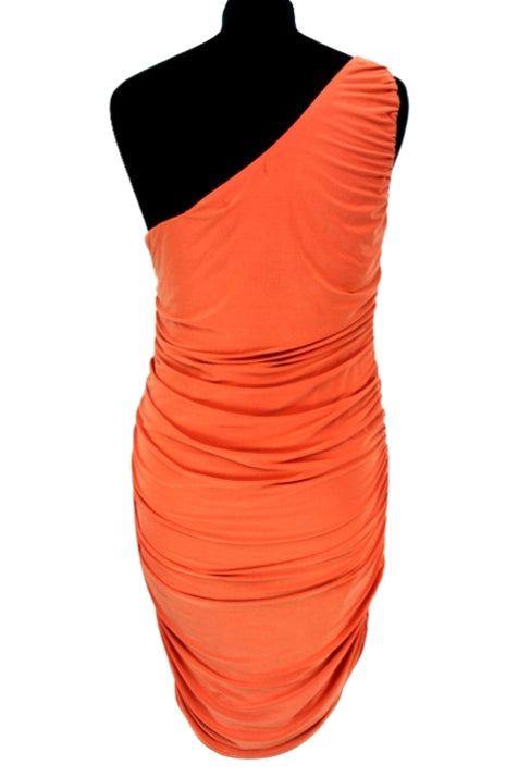 Robe drapée épaule dénudée Missguided taille 42