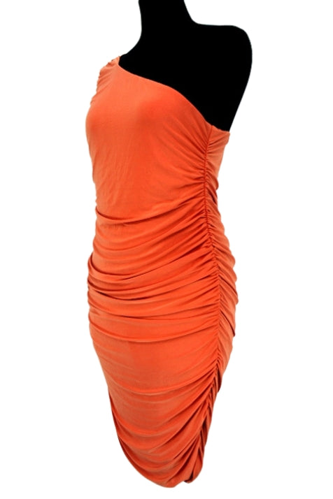 Robe drapée épaule dénudée Missguided taille 42