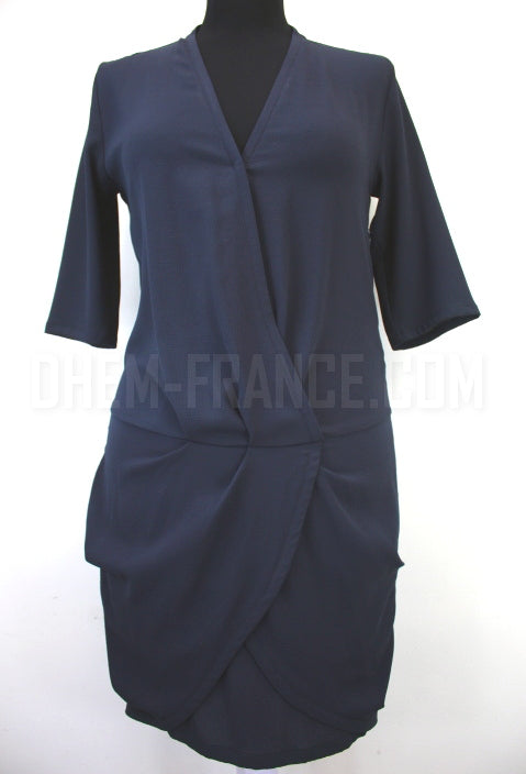 Robe drapée et manches 34 IKKS taille 34