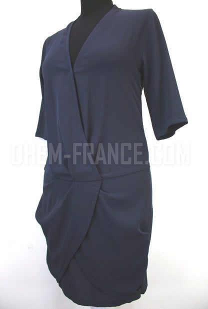 Robe drapée et manches 34 IKKS taille 34