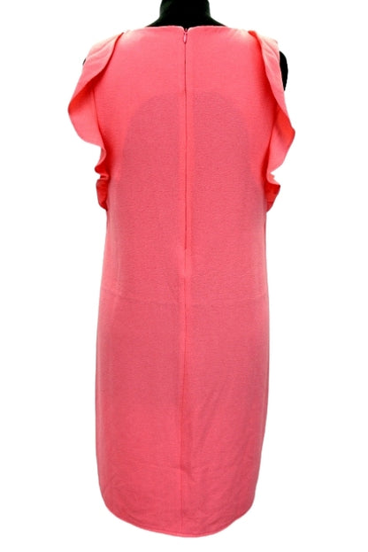 Robe droite à volants Camaïeu taille M