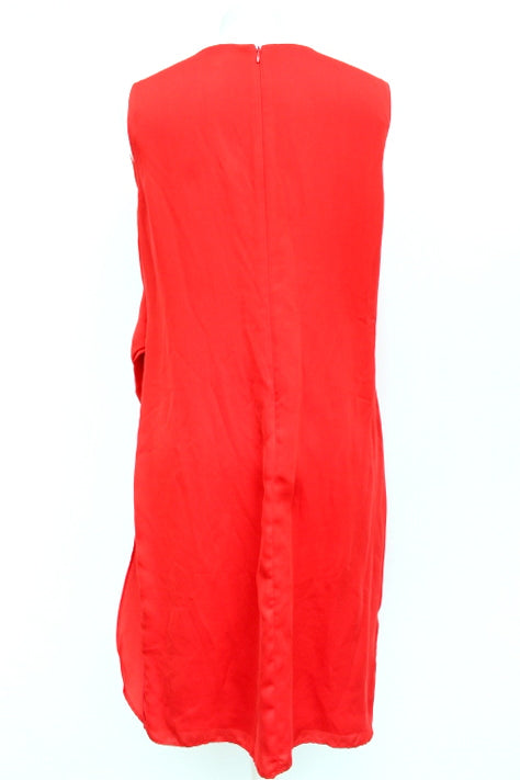 Robe droite plissée sur hanche gauche 1.2.3 Taille 38 - Vêtement de seconde main - Friperie en ligne