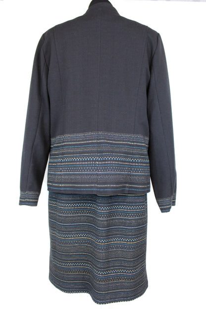 Robe et Veste à fines rayures Armand Thiéry taille 44