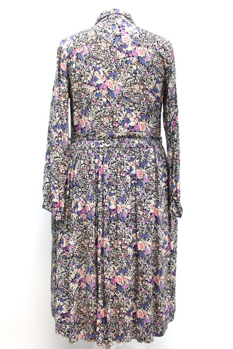 Robe fleurie manches longues PAYELLE taille 46-48