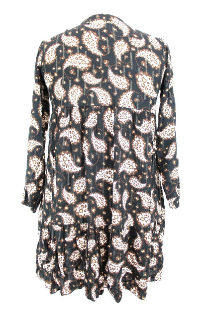 Robe fluide à manches élastiquées Capucine Moda taille L