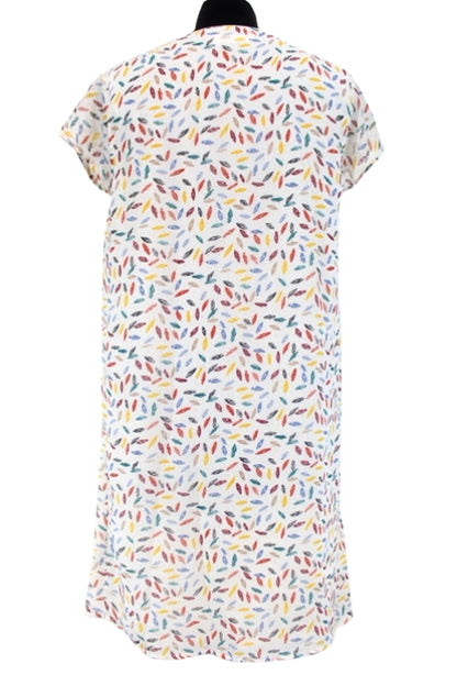 Robe fluide coupe droite et col V Majolica taille S