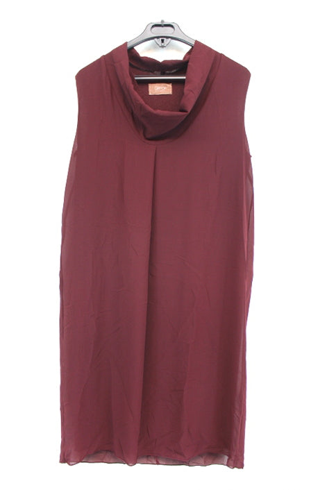 Robe fluide sans manches Cartoon taille 44 - friperie femmes, vêtements d'occasion, seconde main