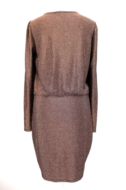Robe habillée cache-cœur et paillettes Kiabi taille M