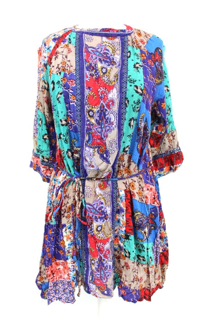 Robe imprimée manches longues PEACE + LOVE taille M Orléans - Occasion - Friperie en ligne