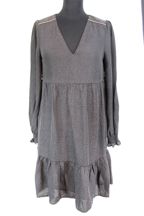 Robe légère à manches longues Camaïeu taille 36 - friperie femmes, vêtements d'occasion, seconde main