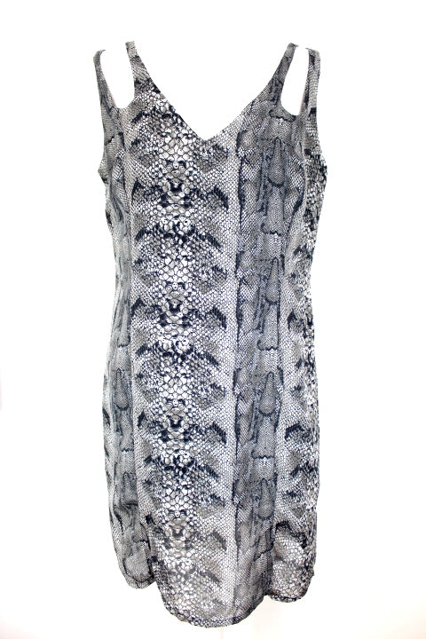 Robe légère avec fermeture au dos - Halfon - taille 46 - friperie femmes, vêtements d'occasion, seconde main