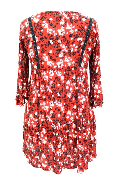 Robe manches à volants KAPORAL Taille 3840