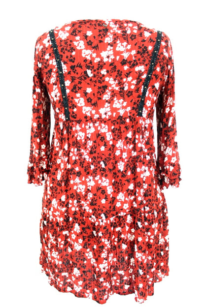 Robe manches à volants KAPORAL Taille 3840