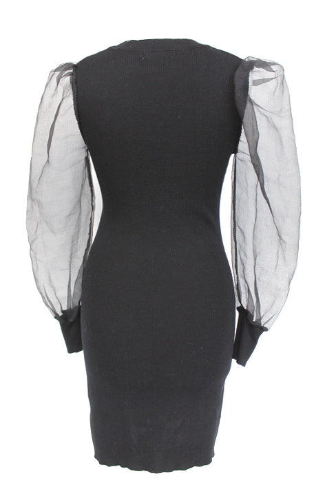 Robe manches bouffantes GIRACOO taille S M