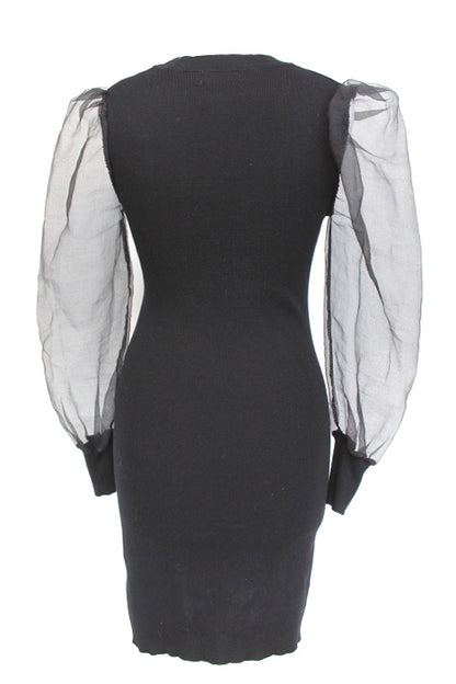 Robe manches bouffantes GIRACOO taille S M