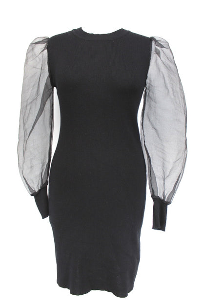 Robe manches bouffantes GIRACOO taille S M - friperie