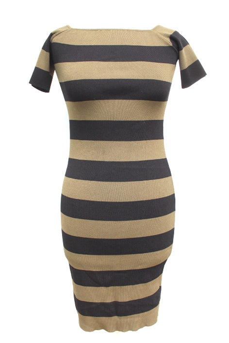 Robe moulante à rayures LUCKY YY taille 40 Orléans - Occasion Friperie en ligne