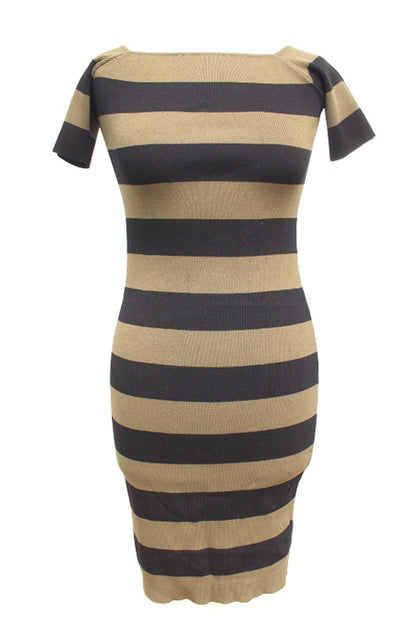 Robe moulante à rayures LUCKY YY taille 40 Orléans - Occasion Friperie en ligne