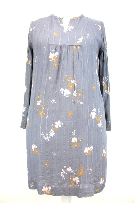Robe tunique fluide CAROLL fleurie manches longues Taille 40 occasion - Orléans - friperie