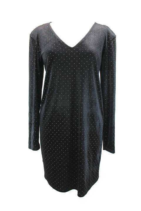 Robe velours à clous dorés Camaïeu taille 36 - seconde main - friperie