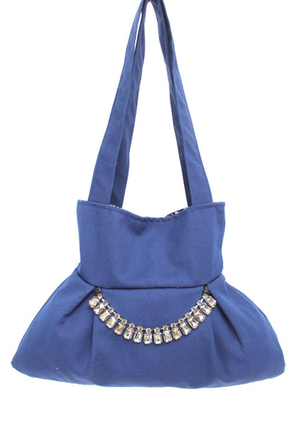 Sac à main création artisanale avec strass