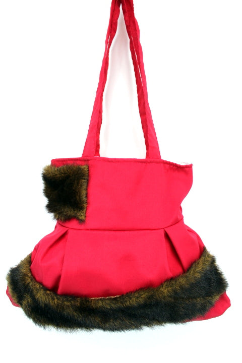 Sac à main personnalisé avec de la fourrure synthétique