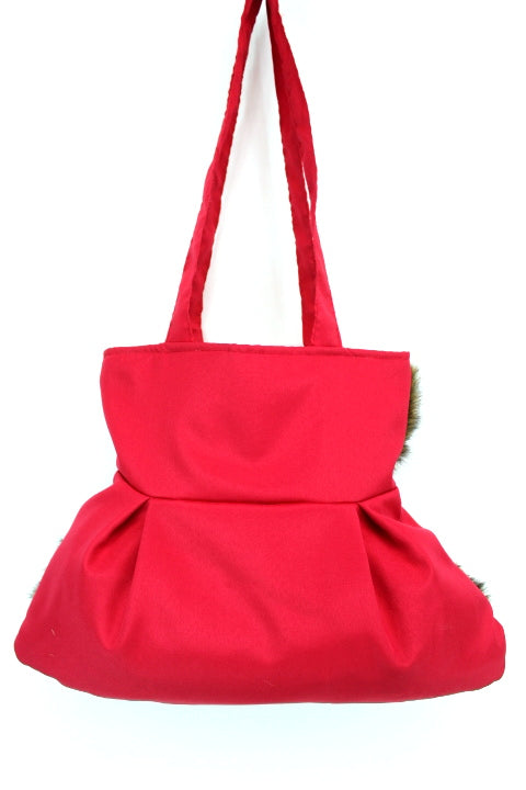 Sac à main personnalisé avec de la fourrure synthétique