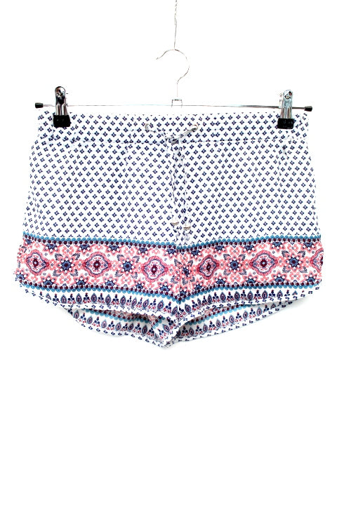 Short fluide doublé avec ceinture légèrement élastiquée et cordon de serrage JENNYFER taille M - Vêtement de seconde main - Friperie en ligne